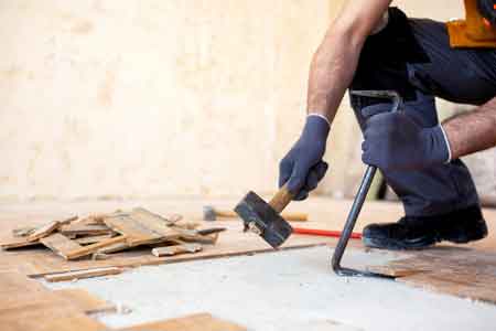 How to remove old hardwood floors
